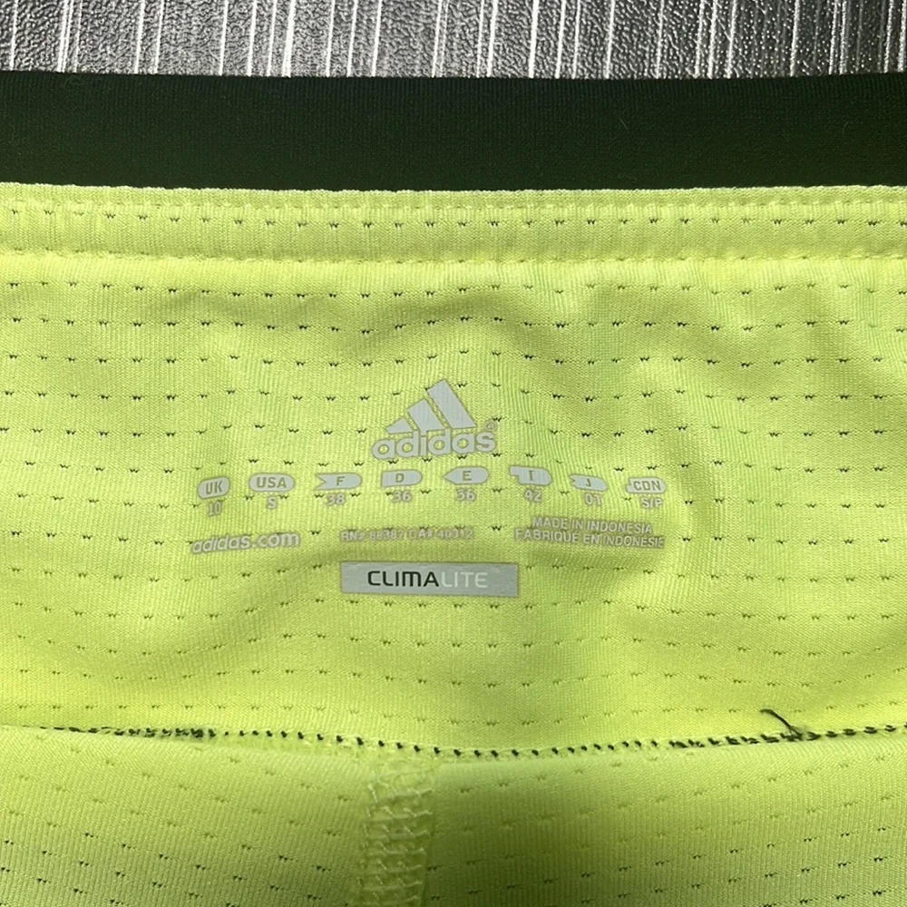 Adidas Climalite Skirt | Size M | Black/Neon Yellow